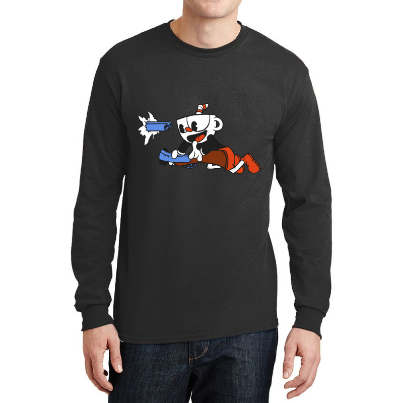 Lover Gift Multiplayer Cuphead Video Game Gifts For Movie Fan Long Sleeve Shirts by cm-arts | Artistshot