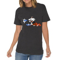 Lover Gift Multiplayer Cuphead Video Game Gifts For Movie Fan Vintage T-shirt | Artistshot