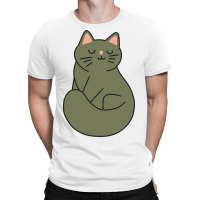 Green Cat T-shirt | Artistshot