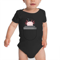 Pocket Axolotl - Albino Baby Bodysuit | Artistshot