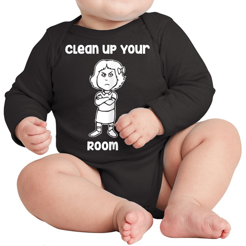 Womens National Clean Up Your Room Day For Men And Women T Shirt Long Sleeve Baby Bodysuit by cm-arts | Artistshot