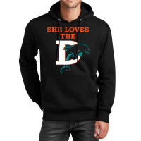 Funny Miami Football Team - She Loves The D Unisex Hoodie | Artistshot