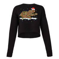 Sloth Leopard Lights Christmas Matching Family T Shirt Cropped Sweater | Artistshot