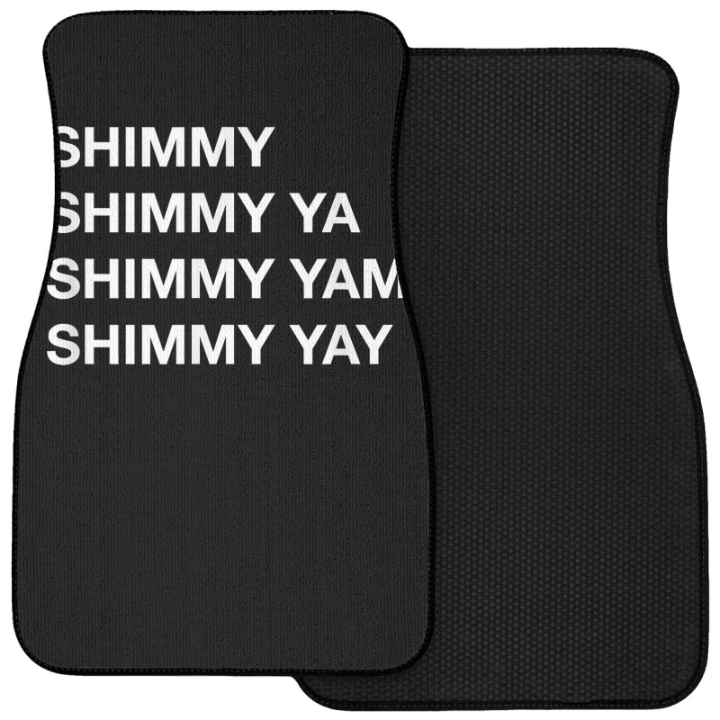 Shimmy Shimmy   Hiphop T Shirt Oldschool Rap Tee 90s Music Front Car Mat | Artistshot