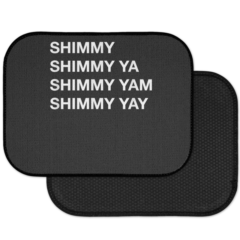 Shimmy Shimmy   Hiphop T Shirt Oldschool Rap Tee 90s Music Rear Car Mat | Artistshot