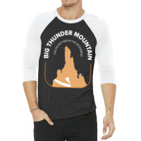 Big Mountain Thunder Theme Park 3/4 Sleeve Shirt | Artistshot