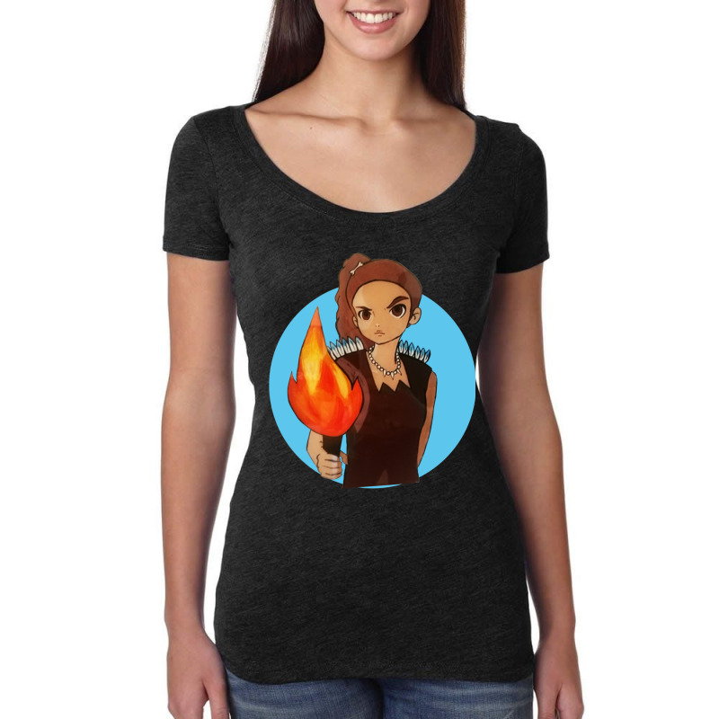 Zazzalil The Firebringer Women's Triblend Scoop T-shirt by cm-arts | Artistshot