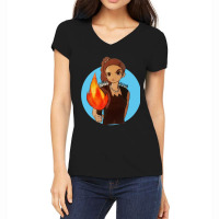 Zazzalil The Firebringer Women's V-neck T-shirt | Artistshot