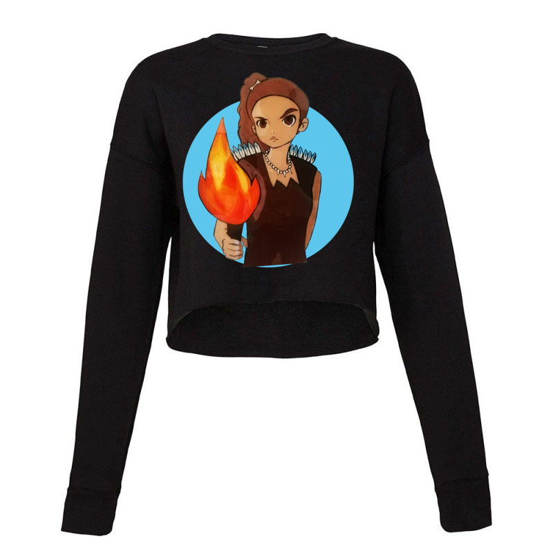 Zazzalil The Firebringer Cropped Sweater by cm-arts | Artistshot