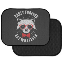 Party Forever Eat Whatever Rear Car Mat | Artistshot