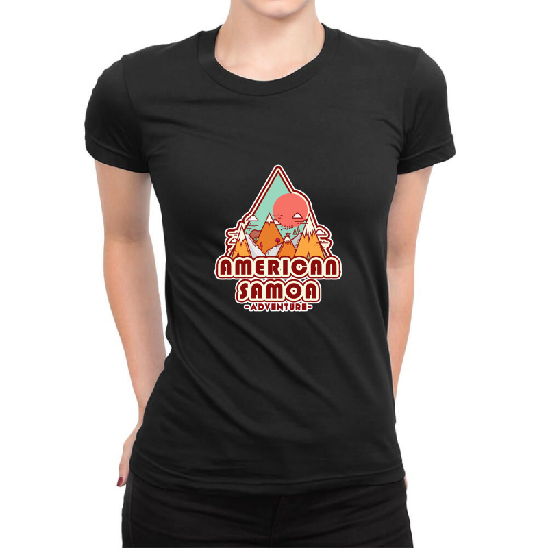 American Samoa National Park Ladies Fitted T-Shirt by CathyCurry | Artistshot