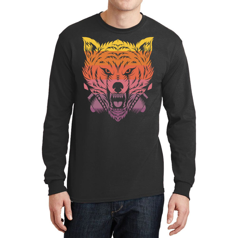 Wolf Long Sleeve Shirts | Artistshot