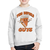 Groovy Retro Thanksgiving Pies Before Guys T Shirt Youth Sweatshirt | Artistshot