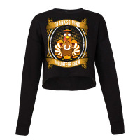 Thanksgiving Volunteer Crew - Cute Thanksgiving Gift Cropped Sweater | Artistshot