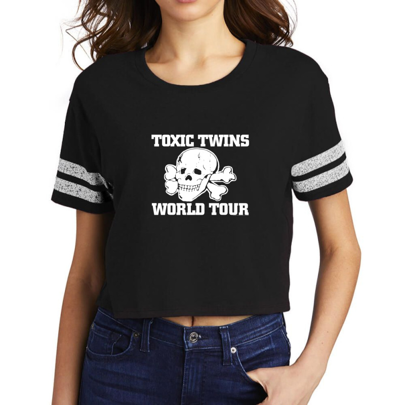 Toxic Twins World Tour Scorecard Crop Tee by DonnieRountree | Artistshot