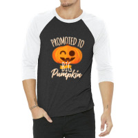 Promoted To Big Pumpkin Sister And Brother Halloween 3/4 Sleeve Shirt | Artistshot