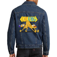 Catdog Show Title Men Denim Jacket | Artistshot