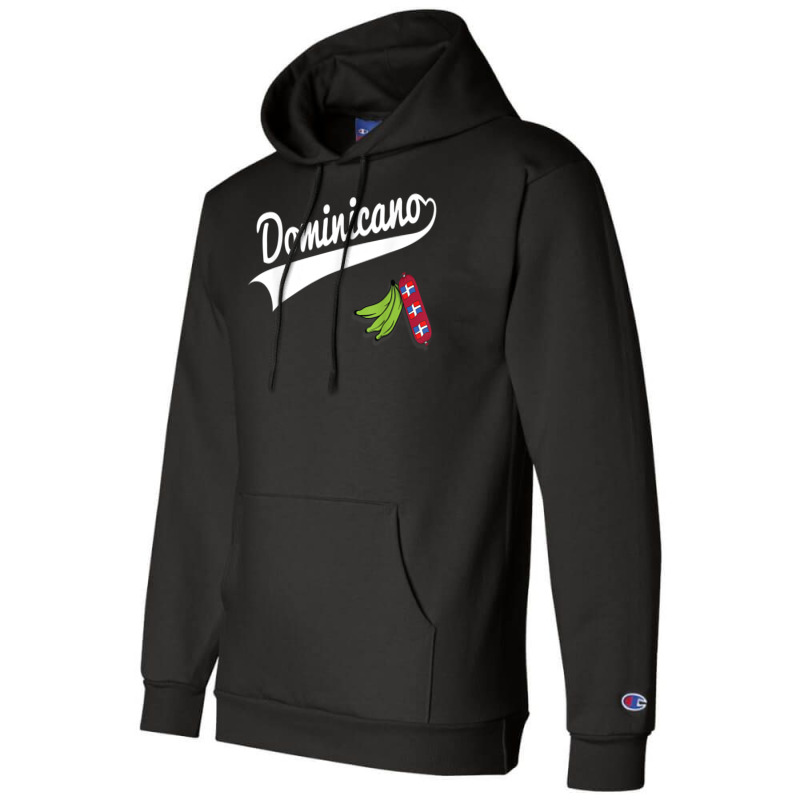 Dominican Republic Baseball  Platano Power Champion Hoodie | Artistshot