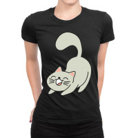 Stretch Gray Cat Ladies Fitted T-shirt | Artistshot