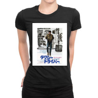 Taxi Driver Japanese Poster Graphic Ladies Fitted T-shirt | Artistshot