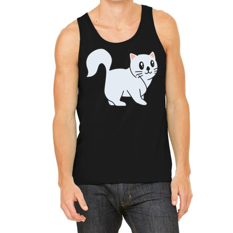 Cute Cat Walking Tank Top by Morspective | Artistshot