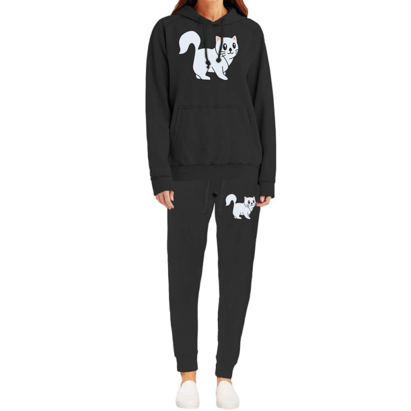 Cute Cat Walking Hoodie & Jogger set by Morspective | Artistshot