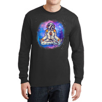 Yoga Meditating Astronaut In The Galaxy Lotus Meditation Tank Top Long Sleeve Shirts | Artistshot