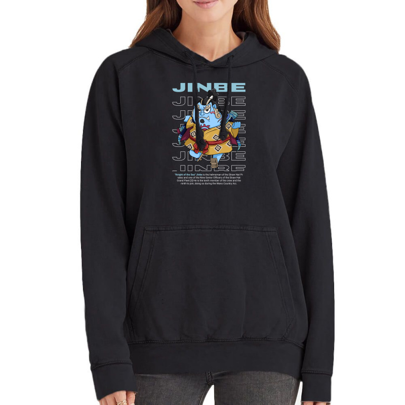 Jinbe   One Piece Chibi Ver Vintage Hoodie | Artistshot