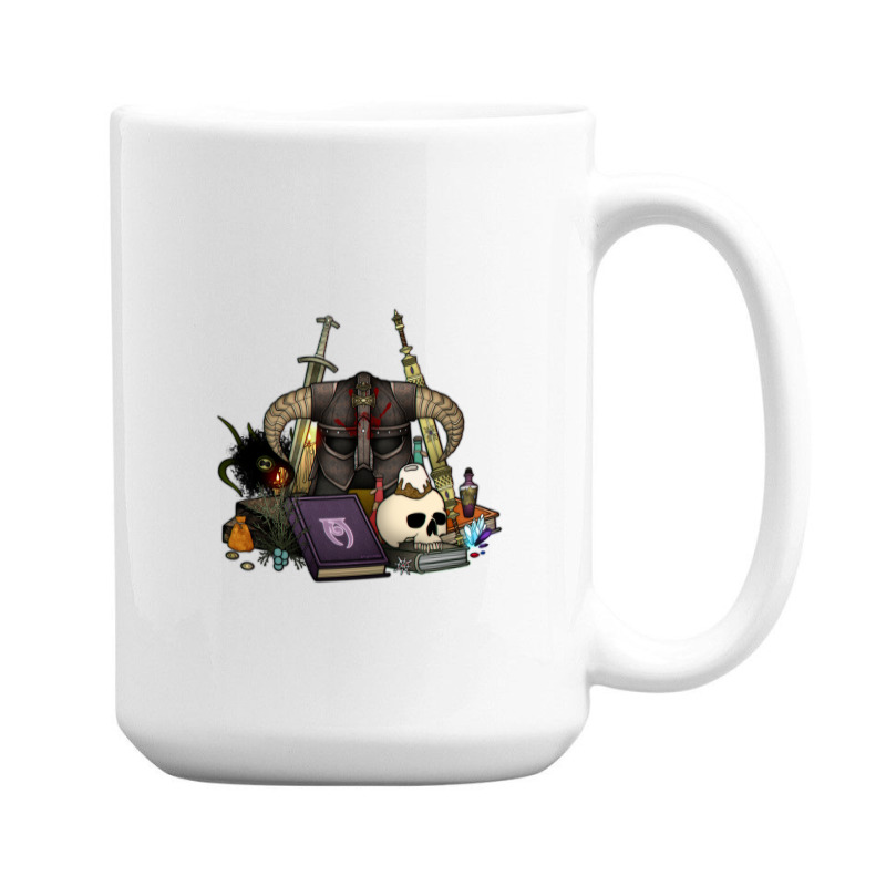 Skyrim Aesthetic 15 Oz Coffee Mug | Artistshot