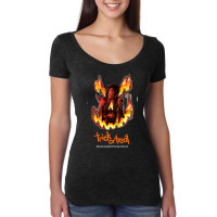 Trick Or Treat Rockk Women's Triblend Scoop T-shirt | Artistshot