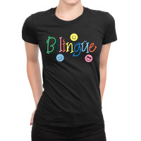 Bilingue Maestra Spanish Ladies Fitted T-shirt | Artistshot