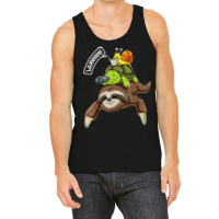 Funny Sloth Turtle Snail Piggyback Running Riding Team Tank Top | Artistshot