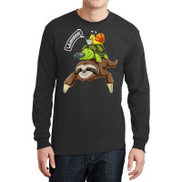 Funny Sloth Turtle Snail Piggyback Running Riding Team Long Sleeve Shirts | Artistshot