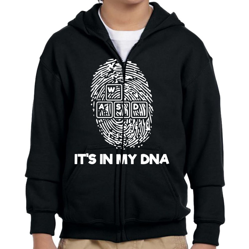 It's In My Dna Youth Zipper Hoodie by Valerie  Apparel | Artistshot