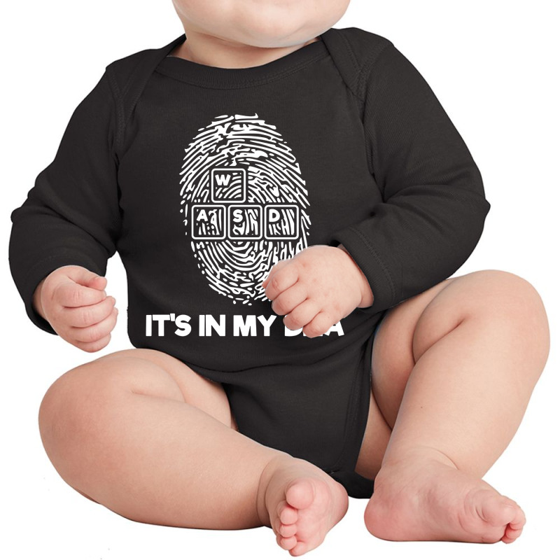 It's In My Dna Long Sleeve Baby Bodysuit by Valerie  Apparel | Artistshot