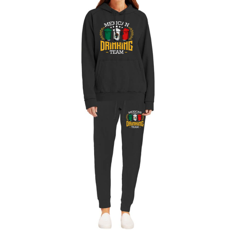 Beer Mexican Drinking Team Mexico Flag Beer Pub Party Hoodie & Jogger set by cm-arts | Artistshot