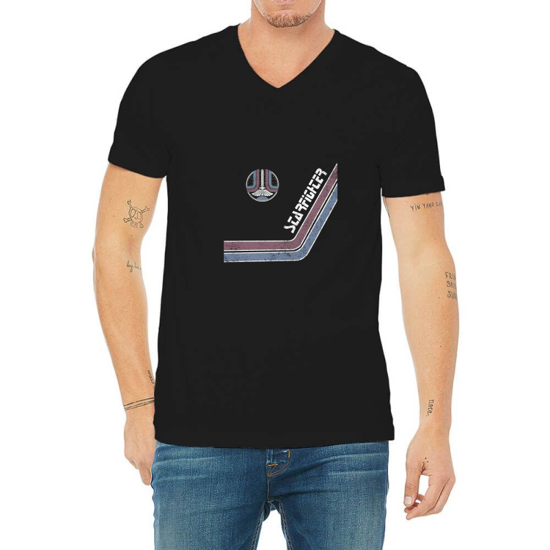 Starfighter Arcade Cabinet V-Neck Tee by GregoryBlaylock | Artistshot