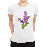 Under The Lilac Tree, I Was Hypnotized By A Strange Delight Ladies Fitted T-shirt | Artistshot