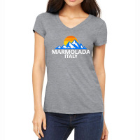 Marmolada Italy Italian Mountains T Shirt Women's V-neck T-shirt | Artistshot