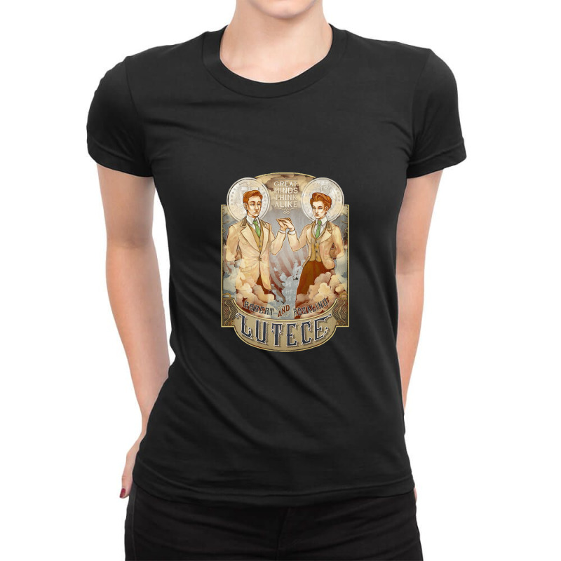 Bioshock Infinite Lutece 1 Ladies Fitted T-Shirt by SheilaMathews | Artistshot