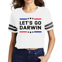 Lets Go Darwin Flag Scorecard Crop Tee | Artistshot