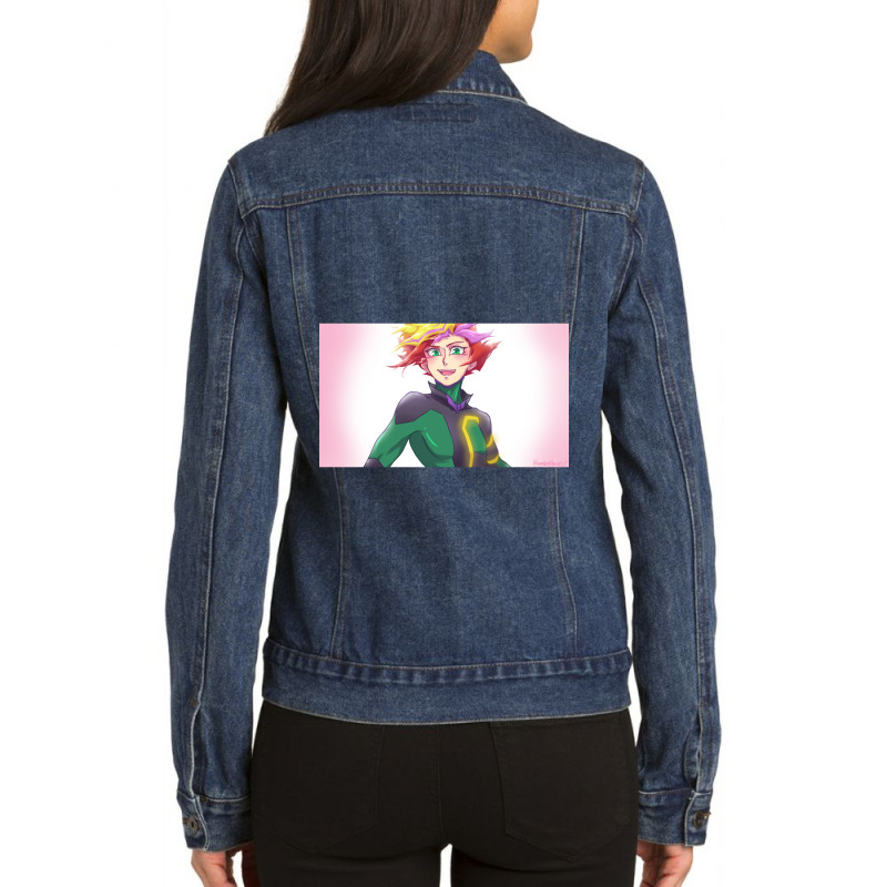 Playmaker Redraw Ladies Denim Jacket | Artistshot