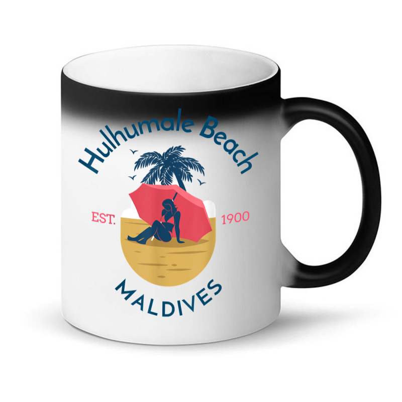 Hulhumale Beach Maldives T Shirt Magic Mug | Artistshot