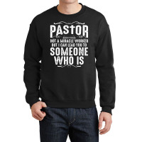 Pastor Cool Christian Church Appreciation Crewneck Sweatshirt | Artistshot