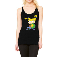 Angelica Running Away With Ball Racerback Tank | Artistshot