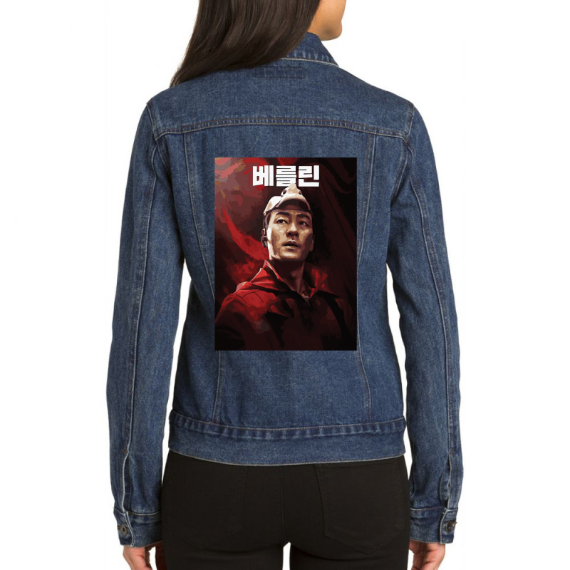 Money Heist Korea Yu Ji-tae Ladies Denim Jacket by KIERRMOORE | Artistshot