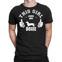 This Girl Loves Her Doxie T-shirt | Artistshot