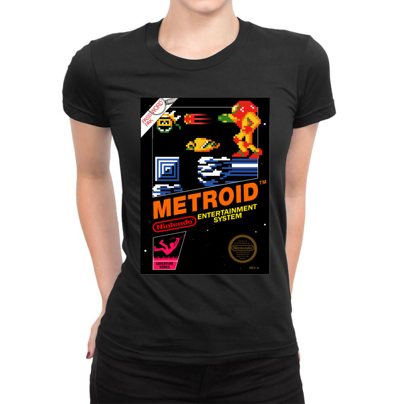 Meroidd Nes Game Box Ar  Ladies Fitted T-Shirt by cm-arts | Artistshot