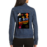 Meroidd Nes Game Box Ar  Ladies Denim Jacket | Artistshot