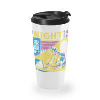 Cyberpunk Hacker Anime Boy Travel Mug | Artistshot